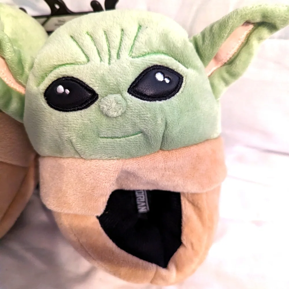 Star Wars Mandalorian Baby Yoda Grogu Kids Slippers BNWT